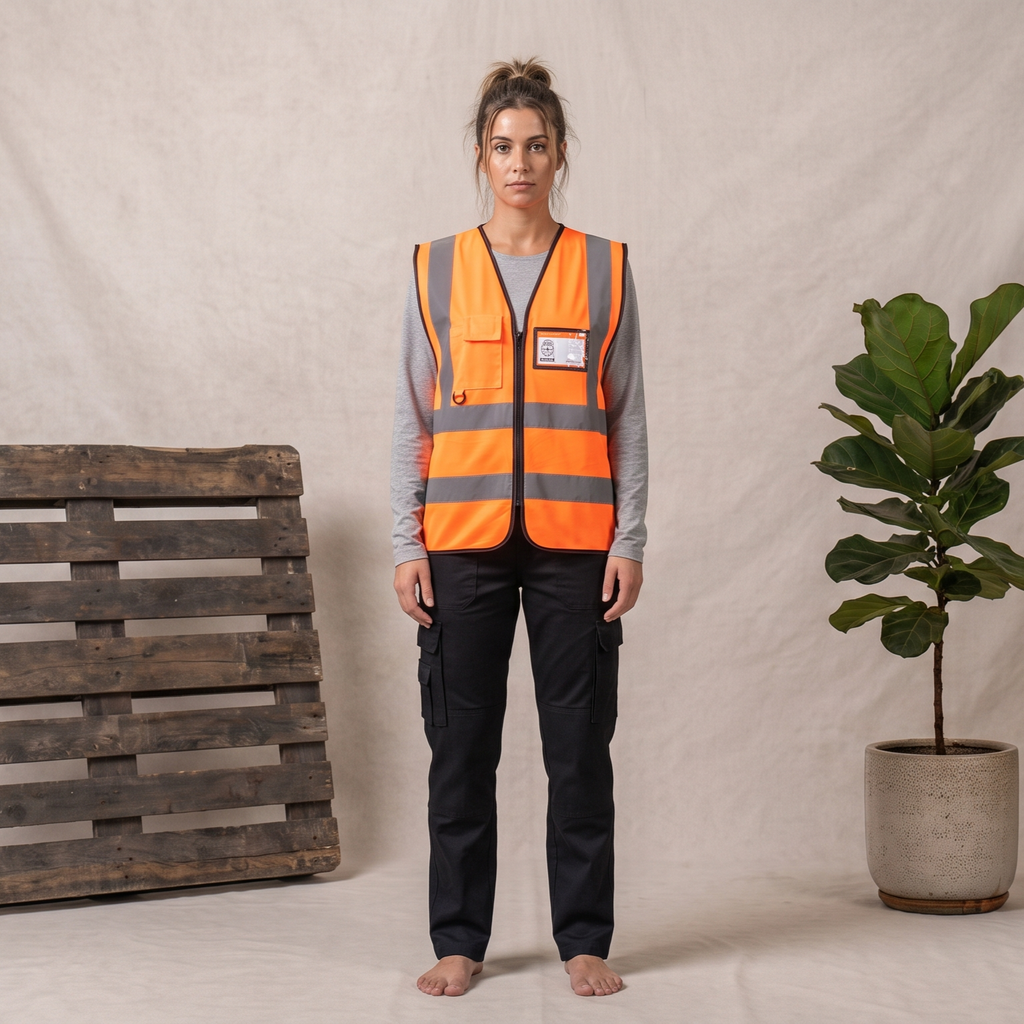 High-Visibility Reflective Safety Vest
