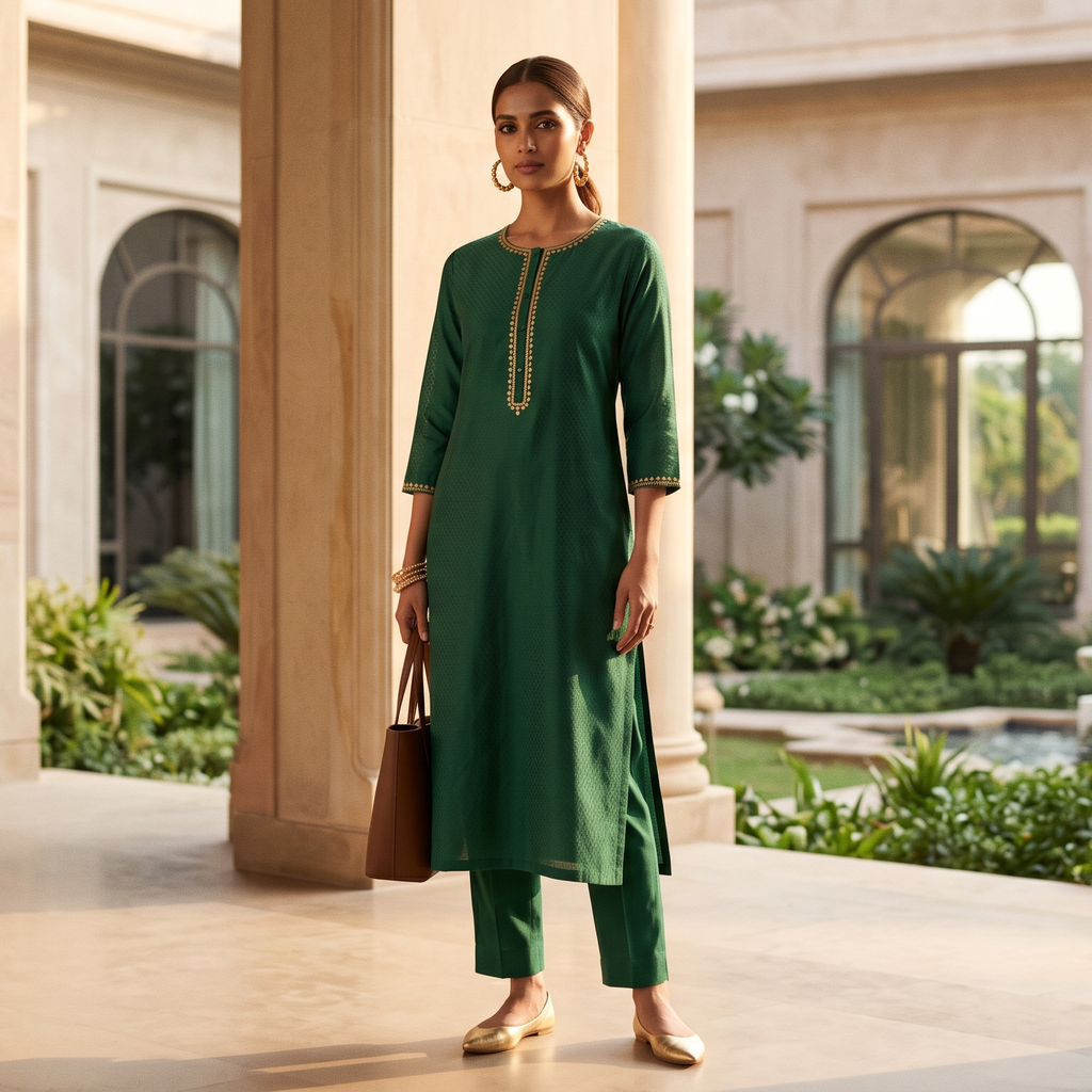 Cotton Straight Kurti